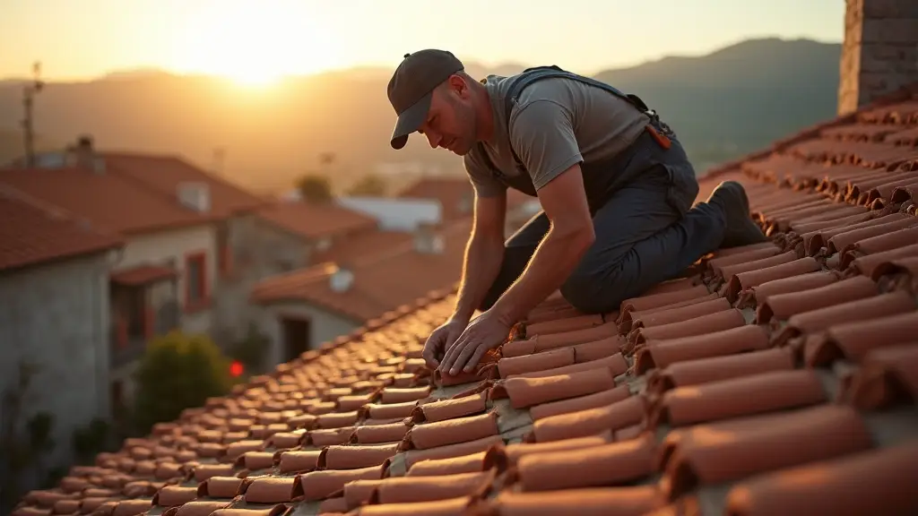 Rénovation toiture maison basque ardoises tuiles