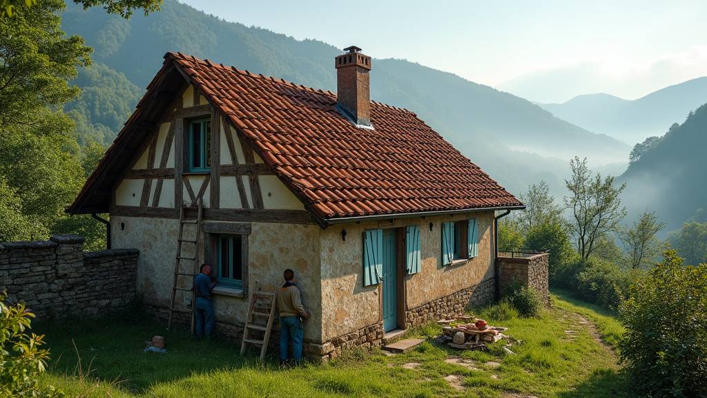 Zinguerie faîtage zinc artisan couvreur Pays Basque